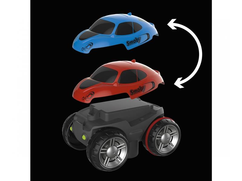 Smoby FleXtreme Discovery Starter-Set Starter-Set mit 184 Schienen-Teilen und einem Auto