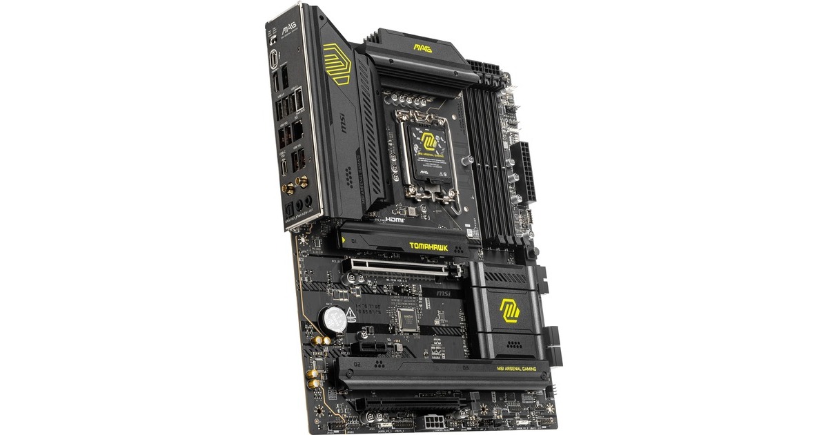 MSIMAG B860 TOMAHAWK WIFI socket 1851 moederbord  (RAID, 5Gb-LAN, Wi-Fi 7, BT, Sound, ATX)