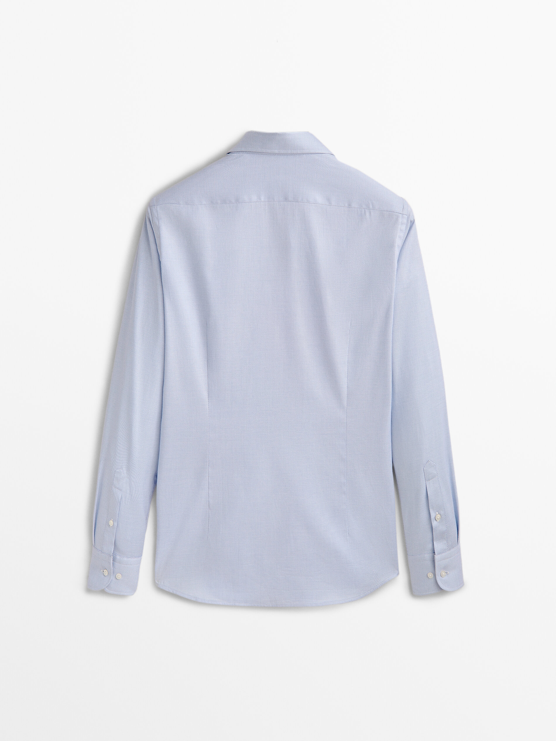 Camisa estructura easy iron slim fit - CELESTE