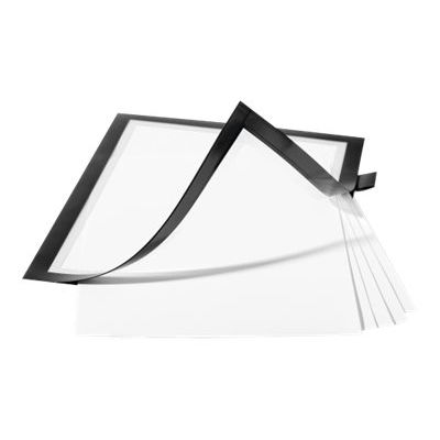 Durable Duraframe Note - Cadre d'affichage adhésif - A4 - noir - avec porte-stylo
