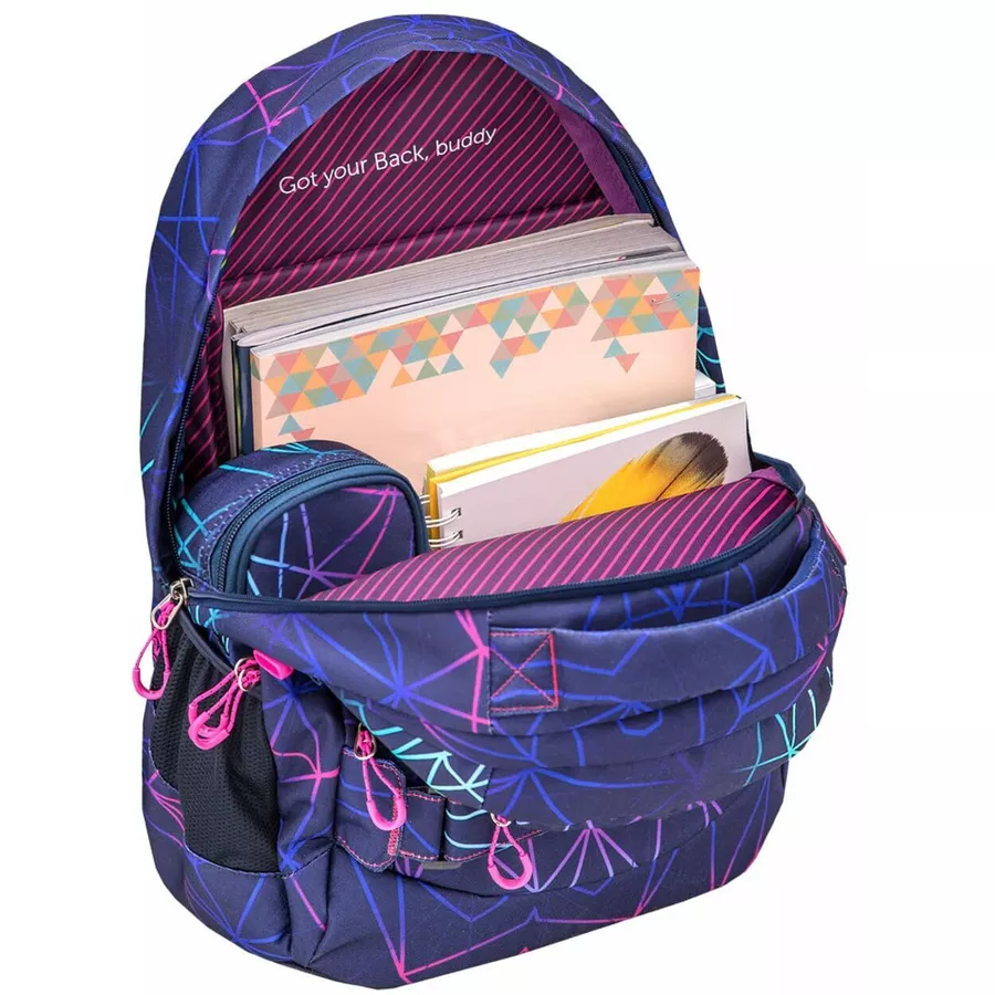 WAVE Rucksack Infinity Stripes Purple