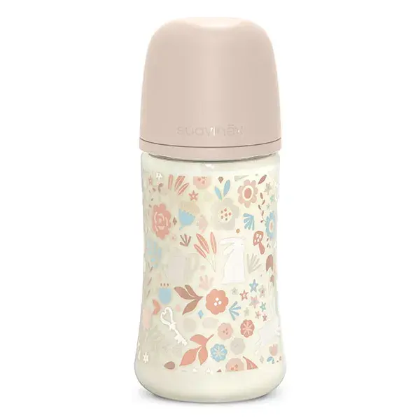 Mamadeira Suavinex Wonderland SXPro M com bico - Rosa Wonderland - 270ml