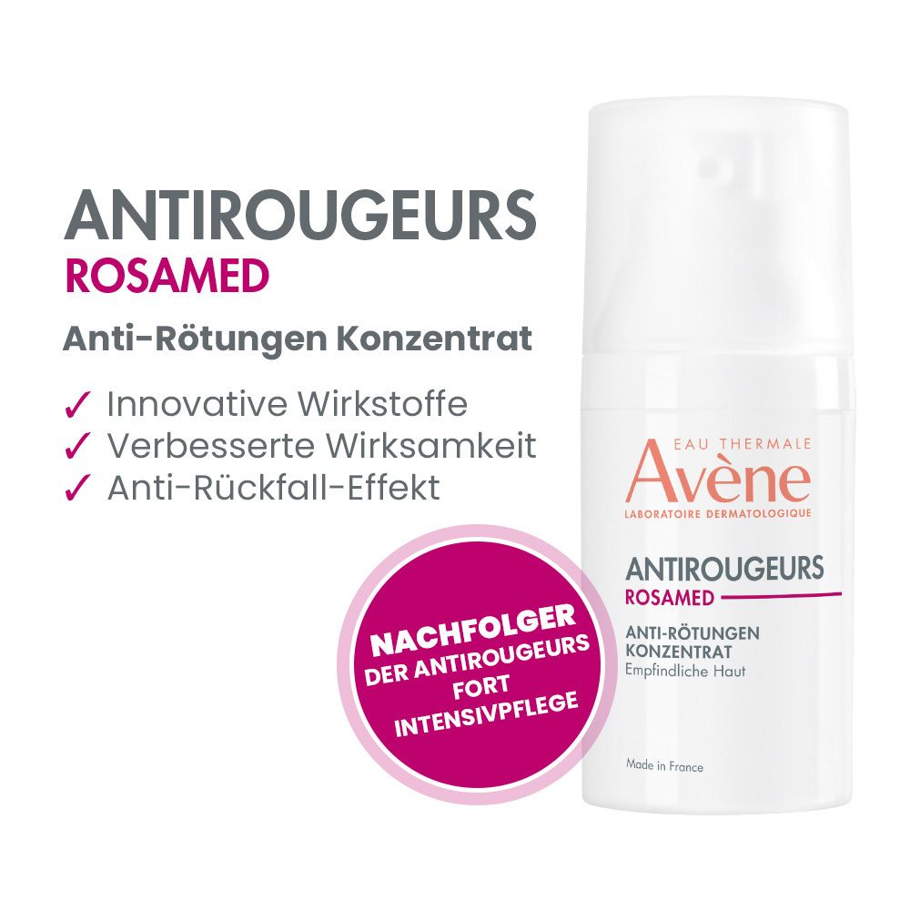 Avène Antirougeurs Fort Intensivpflege Creme 30ml reduziert Rötungen sichtbar