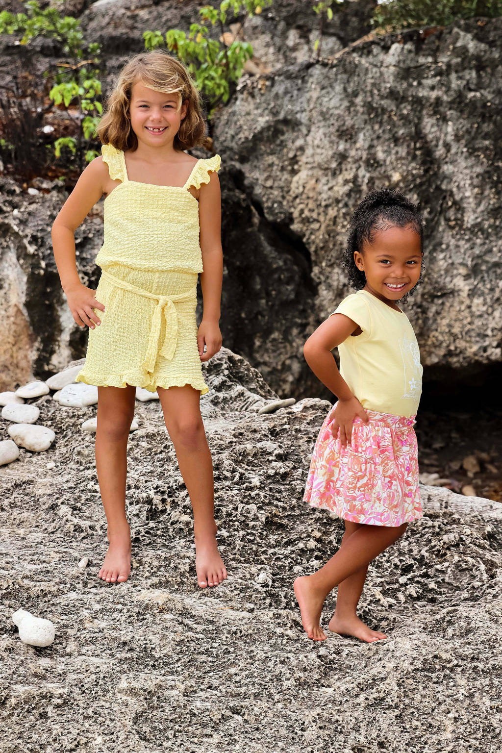 Quapi playsuit BETTY lichtgeel