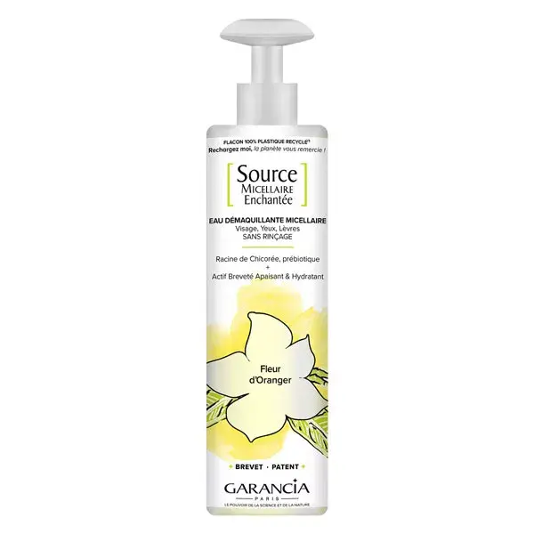 Garancia Source Micellaire Enchantée Eau Démaquillante Micellaire 4 en 1 Fleur d'Oranger 400ml