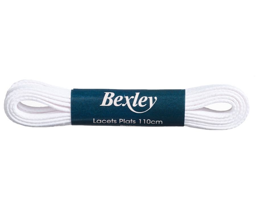1 paire de lacets blancs pour sneakers