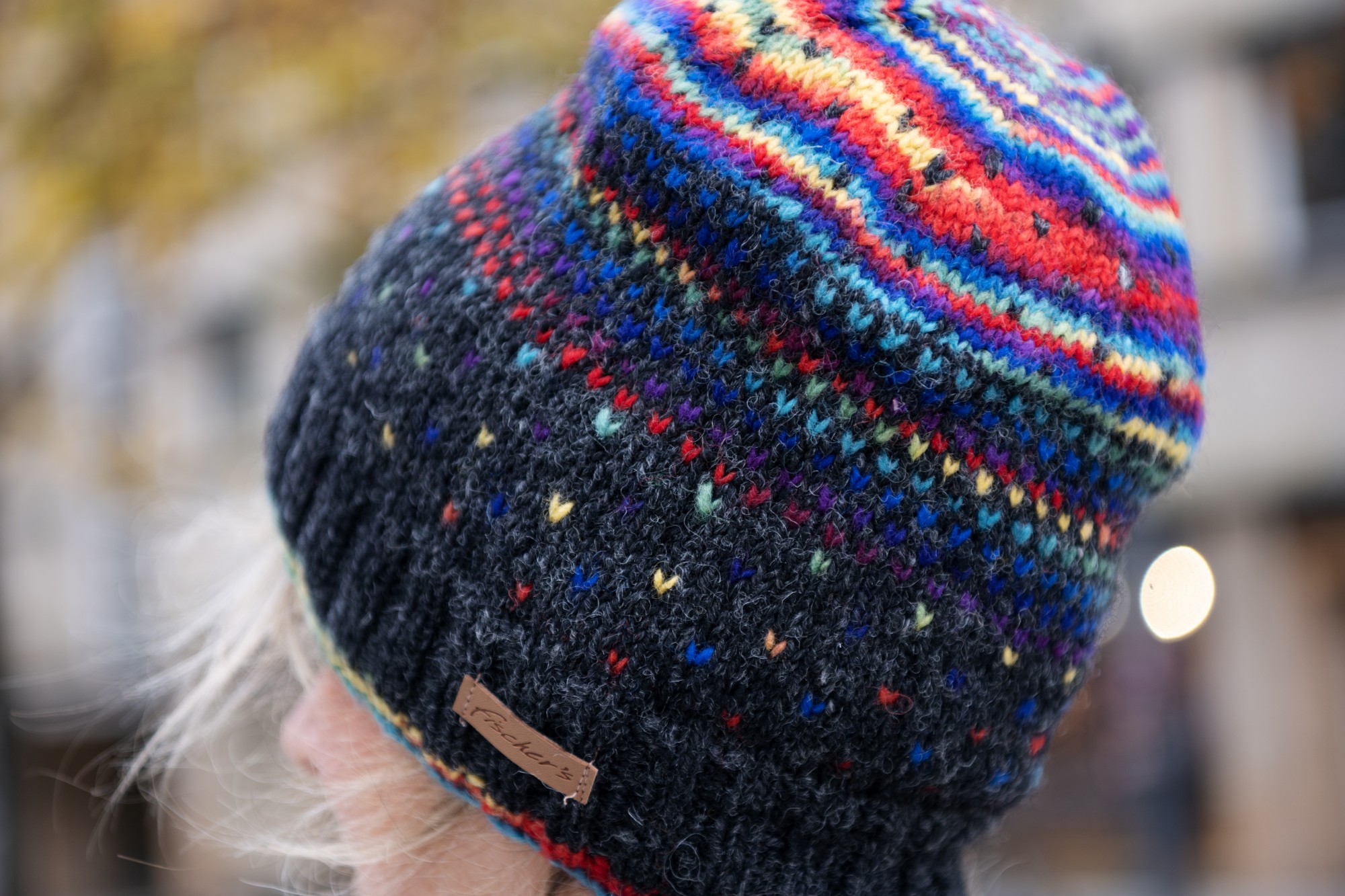 Strickmütze, grau, multicolor günstig bestellen