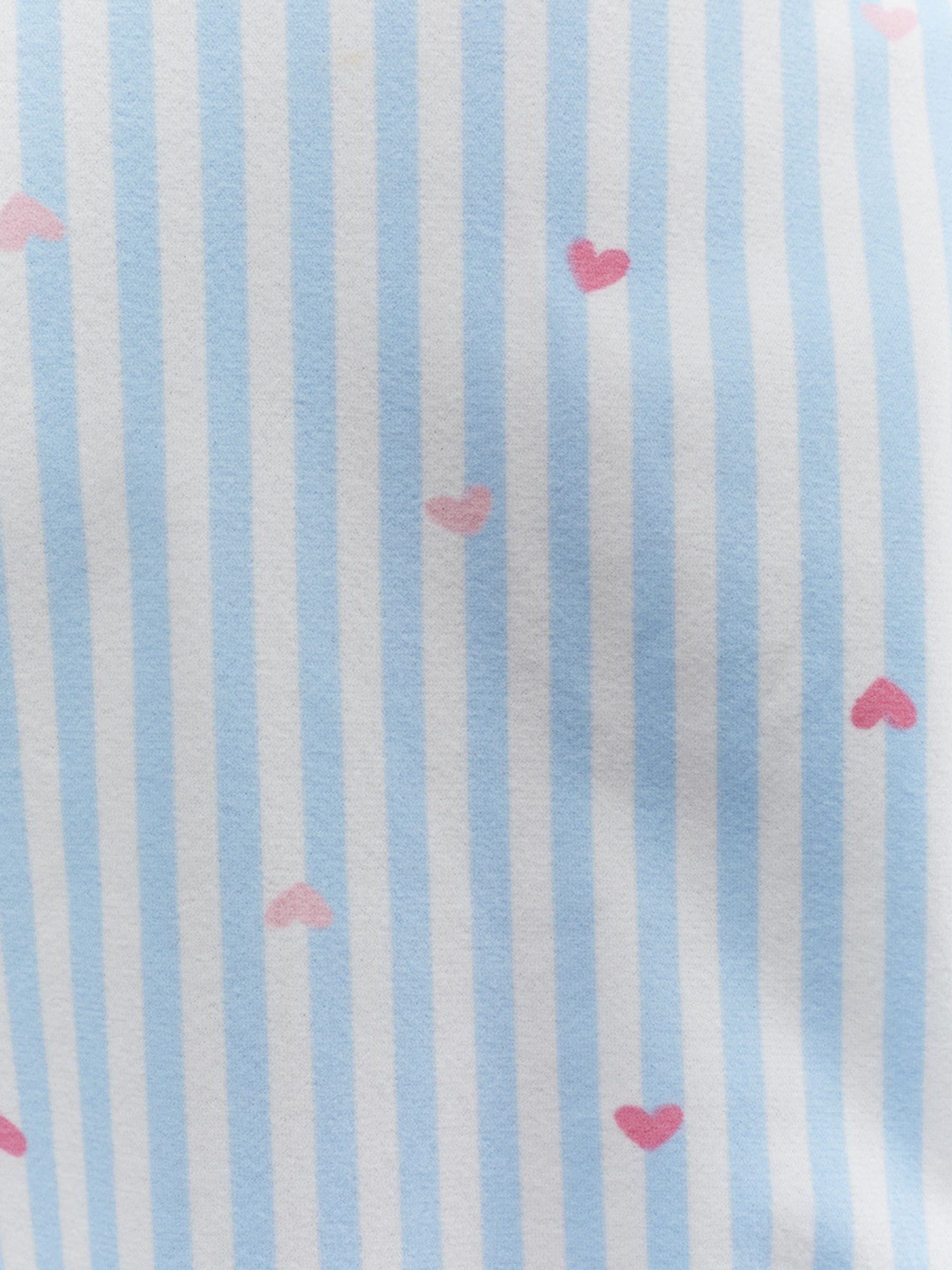 Blue Stripe Heart - Boux Avenue Pyjamas In a Bag
