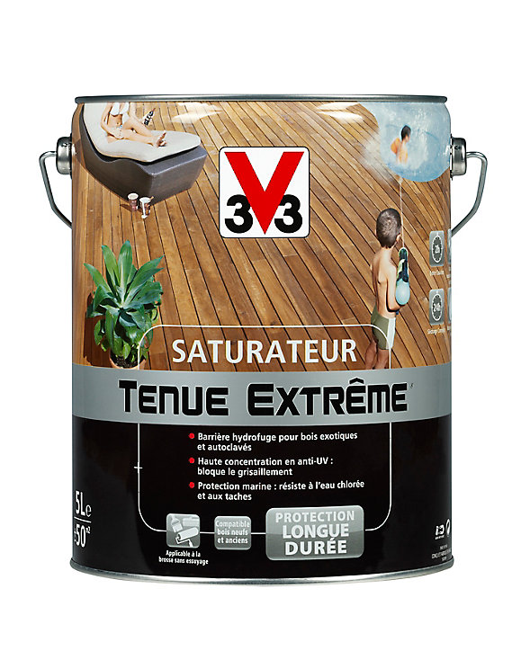 Saturateur extérieur Tenue Extrême teck V33 5L