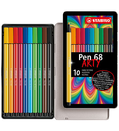 Stabilo Filzstifte - Pen 68 Arty - 10 st. - Mehrfarbig