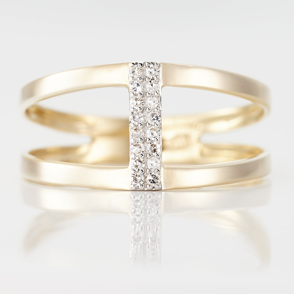 Bague Deborah Or Jaune Diamant