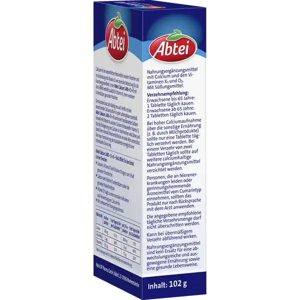 Calcium 1400 + Vitamin D + Vitamin K