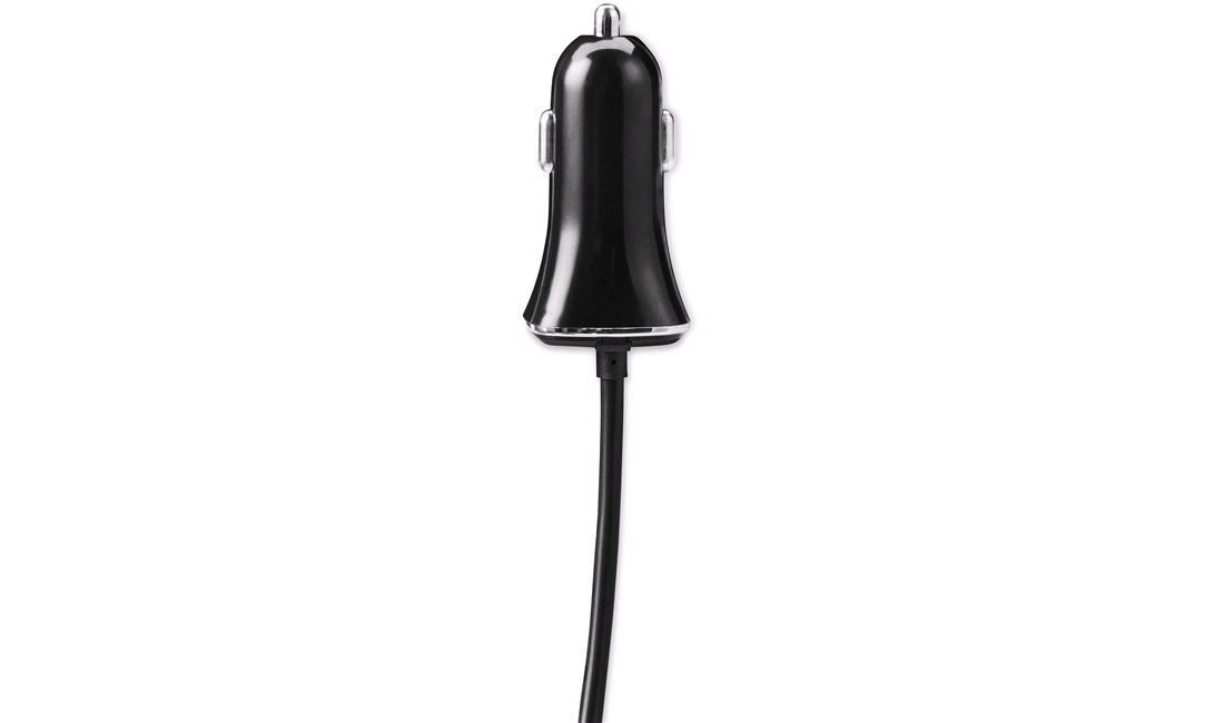 12-24V USB adapter front og Bag USB-A/C