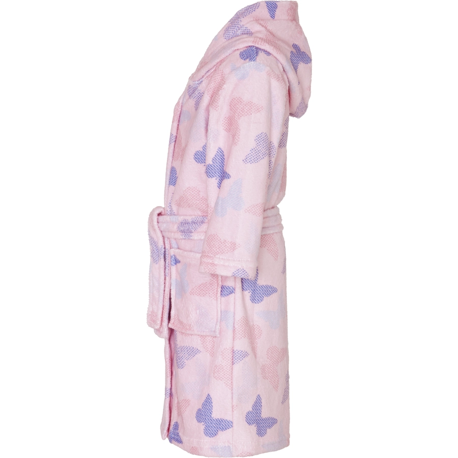 Playshoes Fleece-Bademantel Schmetterlinge