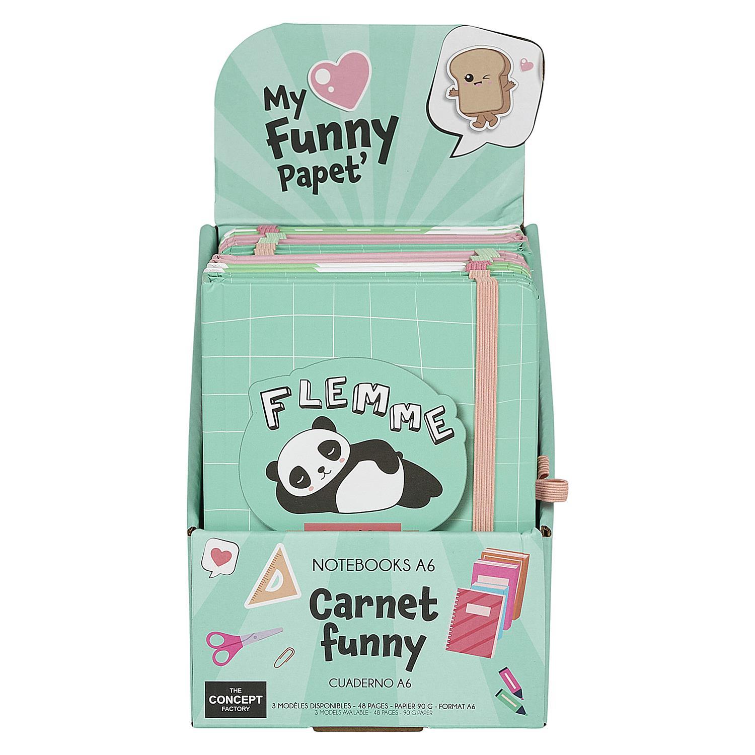 CARNET FUNNY KAWAII A6