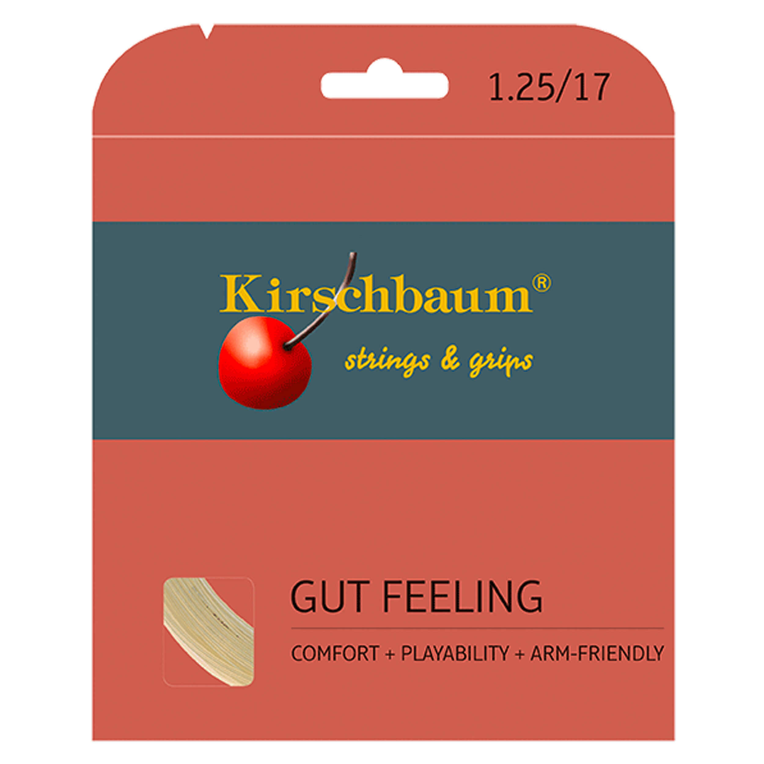 Kirschbaum Gut Feeling Cordage En Garniture 12m - Beige