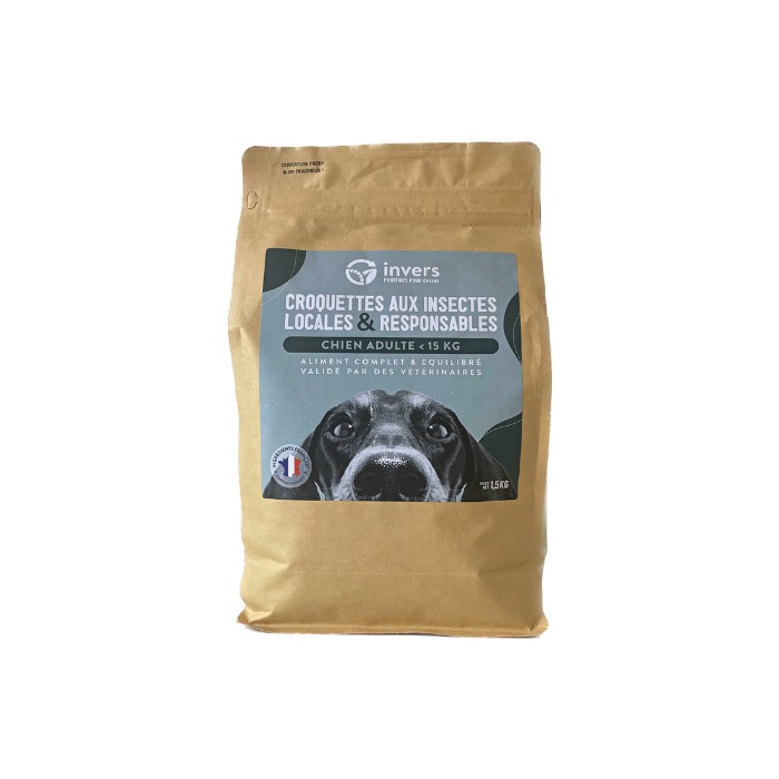 INVERS Croquettes durables aux insectes - Adulte Petit Chien