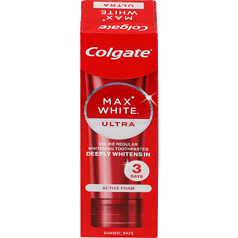 Tandpasta m. whitening effekt