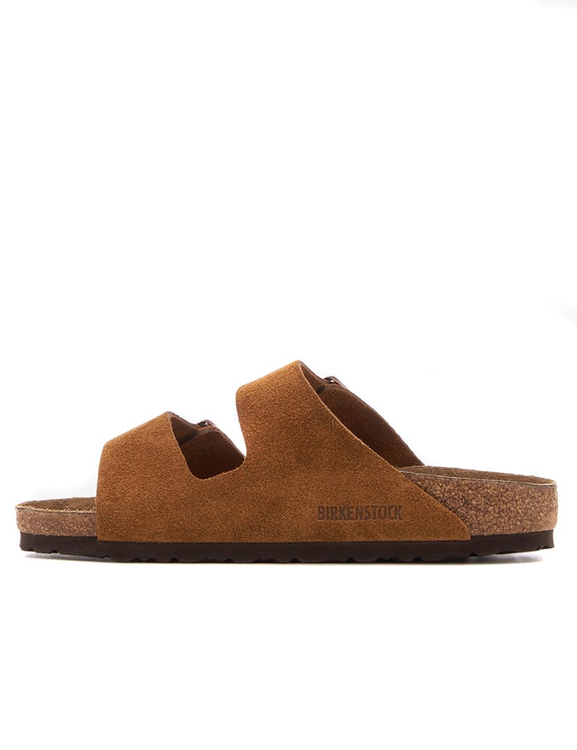 Arizona Suede Leather Narrow Brown