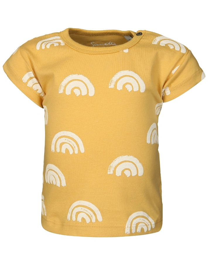 T-Shirt PURE – CLOUDS in gelb