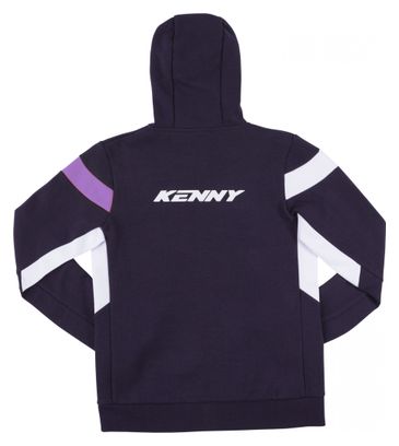 Sweat Capuche Kenny Zippé Racing Femme Navy