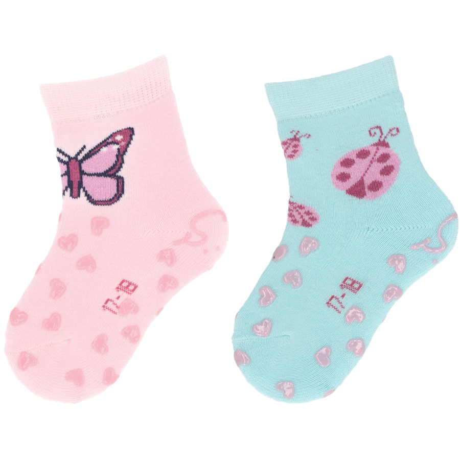 Sterntaler ABS-KrabbelsockenDP Schmetterl rosa