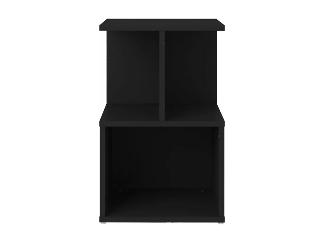 Table de chevet Noir 35x35x55 cm Aggloméré