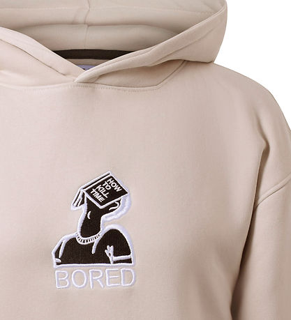 Hound H?ttetr?je - Hoddie W/Embroidery - Light Sand
