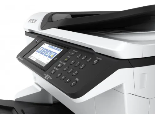 Epson WorkForce Pro WF-C878RDWF - Multifunktionsprinter - farve - blækprinter - A3 (297 x 420 mm) (original) - A3 (medie) - op til 22 spm (kopiering) - op til 24 spm (udskriver) - 335 ark - 33.6 Kbps - Gigabit LAN, Wi-Fi(n), USB 3.0, USB 2.0 vært