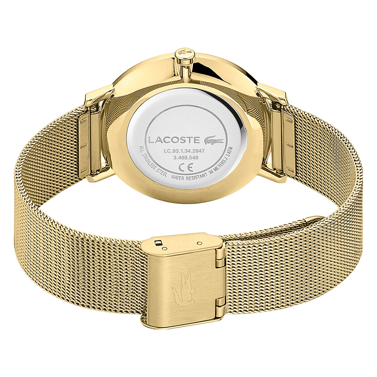 Montre LACOSTE Femme acier doré jaune