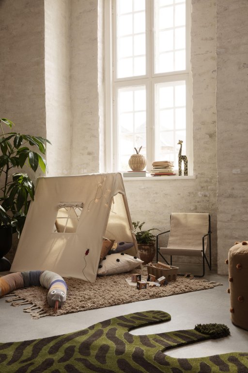 Ferm Living Meadow vloerkleed 140x200 light sand