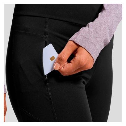 Collant Long Running Femme Odlo Zeroweight Warm 2.0 Noir