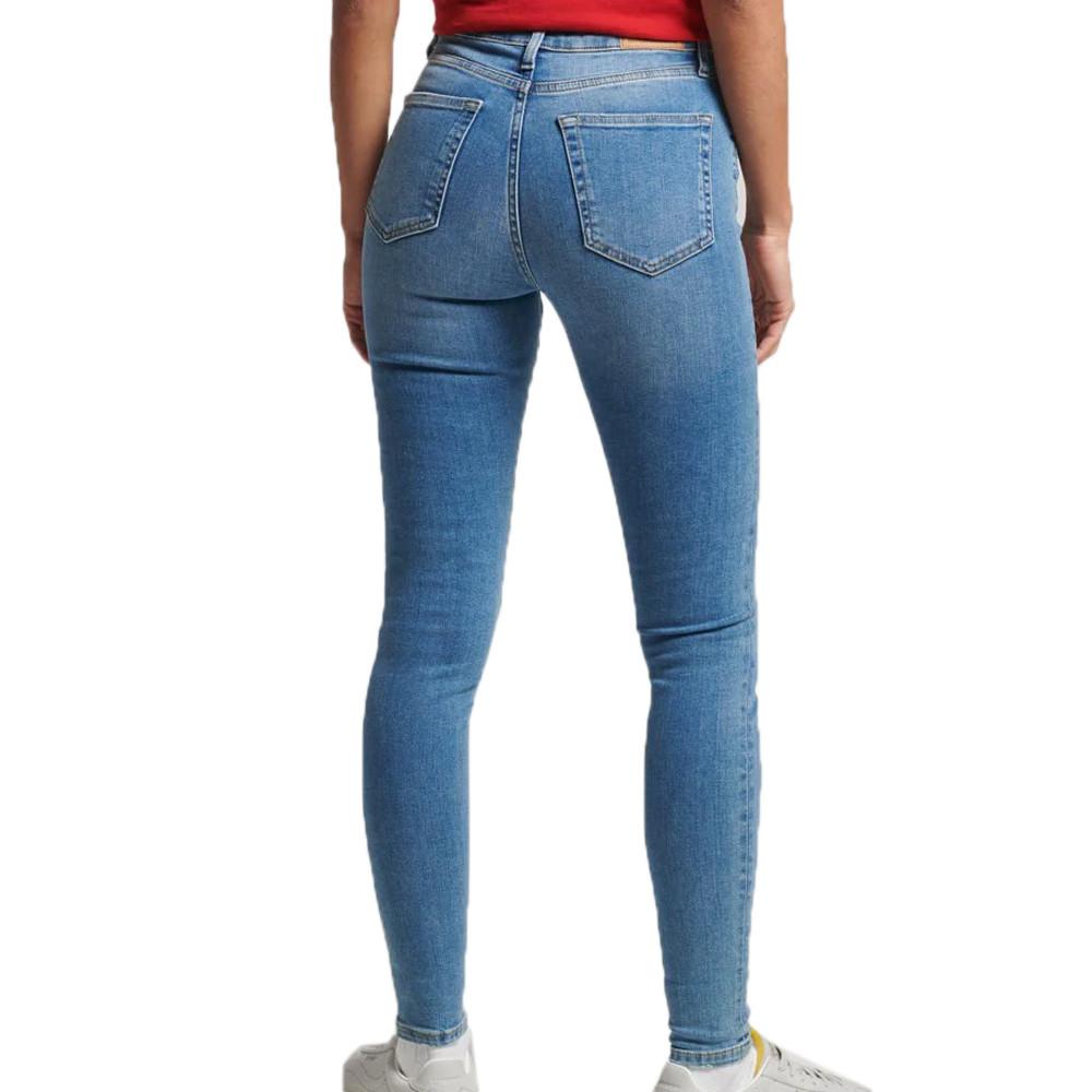 Superdry Jean Skinny Bleu Femme Superdry High Rise