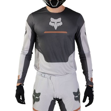 Maillot cross Fox FLEXAIR - OPTICAL 2024 - Gris