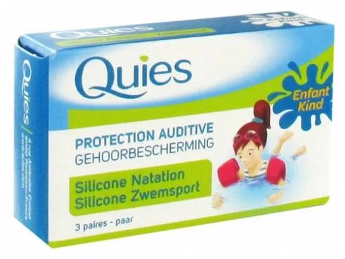 Protection Auditive en Silicone Spécial Baignade Enfants - 3 paires