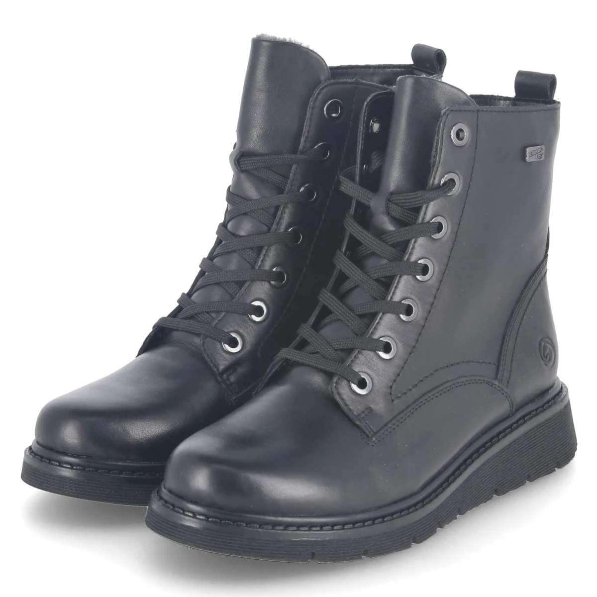 RemonteSchnürboots - schwarz