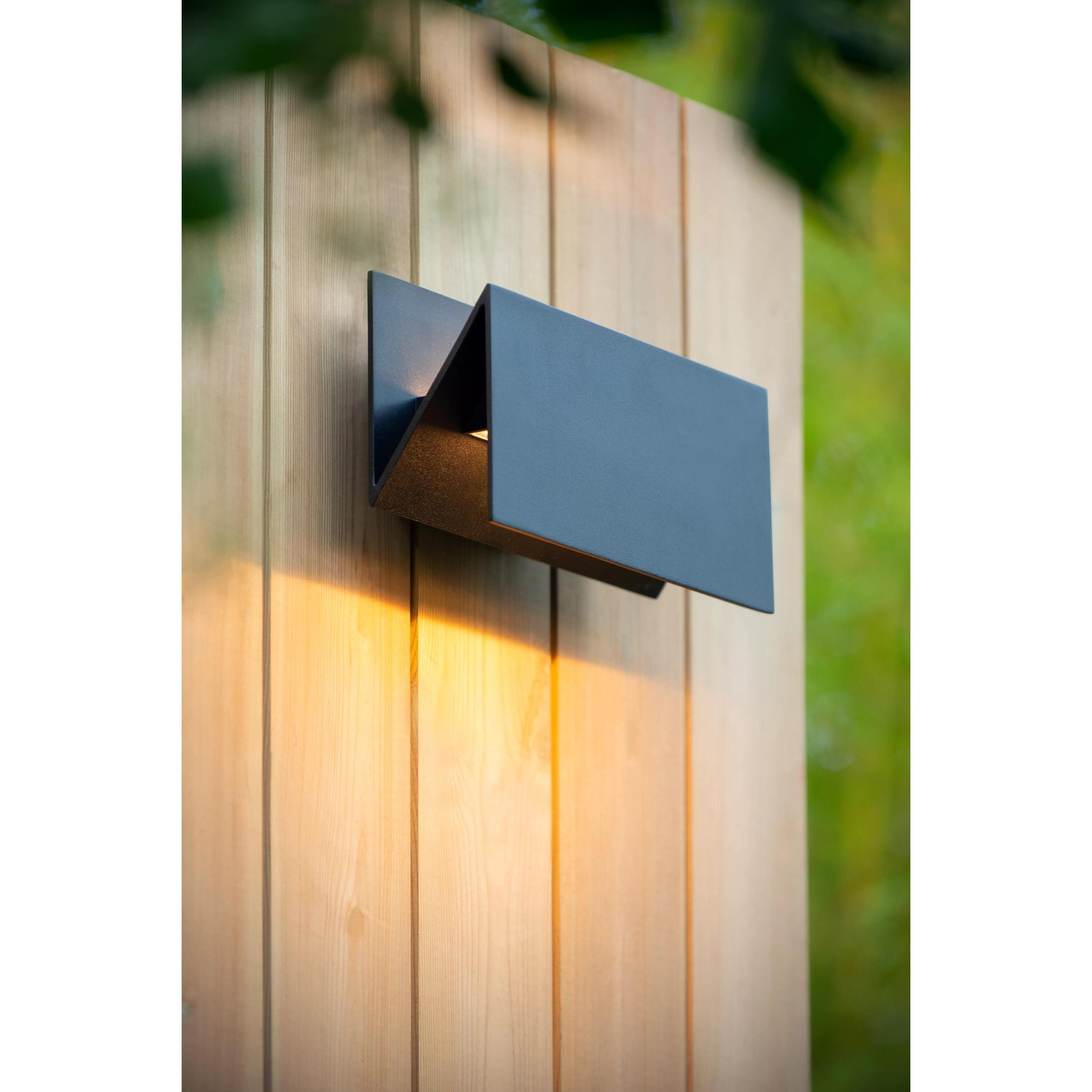 Swindon wandlamp buiten IP54 zwart