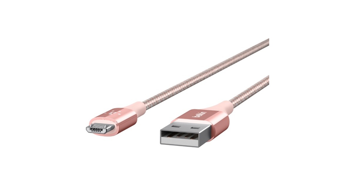 BelkinMIXIT DuraTek Micro-USB/ USB-A kabel, 1,2 meter  (Roségoud, F2CU051bt04-C00)