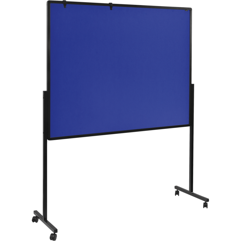 Tableau multi-usages XL PREMIUM - Tableau blanc / Feutrine bleu - Legamaster