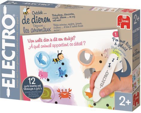 Jumbo - Electro Wonderpen - Bordspel - Ontdek de Dieren - Leersysteem