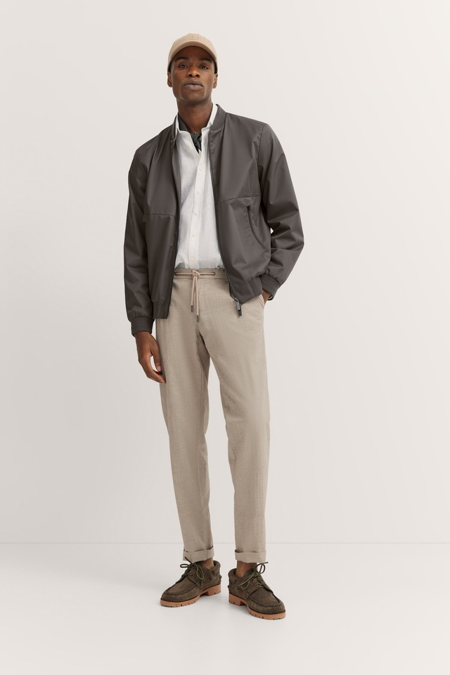 bugatti Blouson ohne Kapuze mit Collegekragen