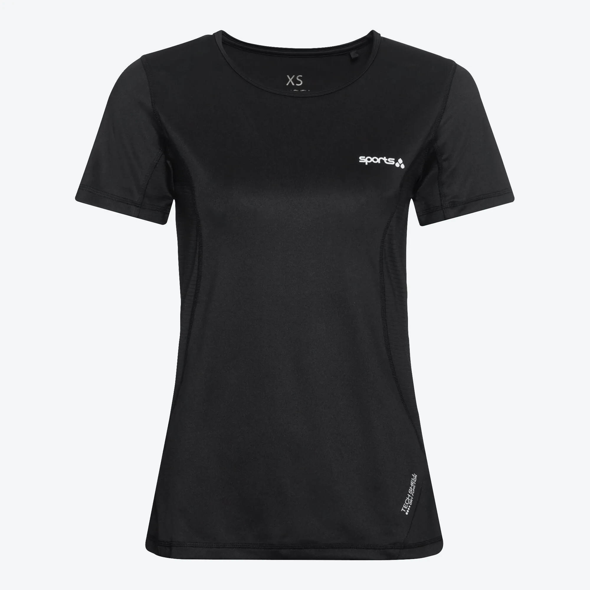 Damen-Funktions-Shirt mit Struktur-Einsätzen