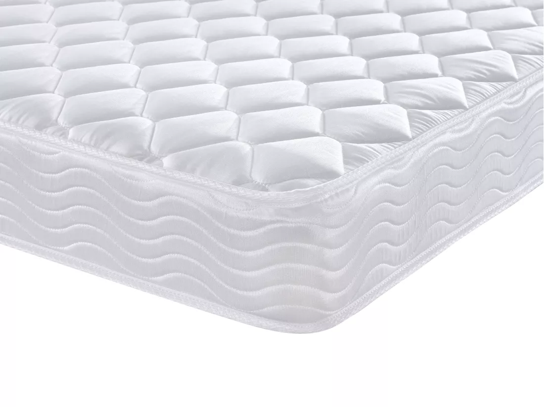 Ensemble 140 x 200 cm cadre à lattes + matelas ressorts et mémoire de forme ép.15cm - WOLKENLOS de YSMÉE