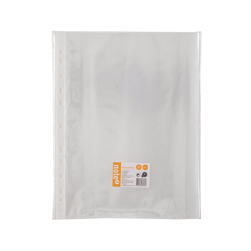 Bolsa Catálogo Cristal 30 microns 100 unidades Note!