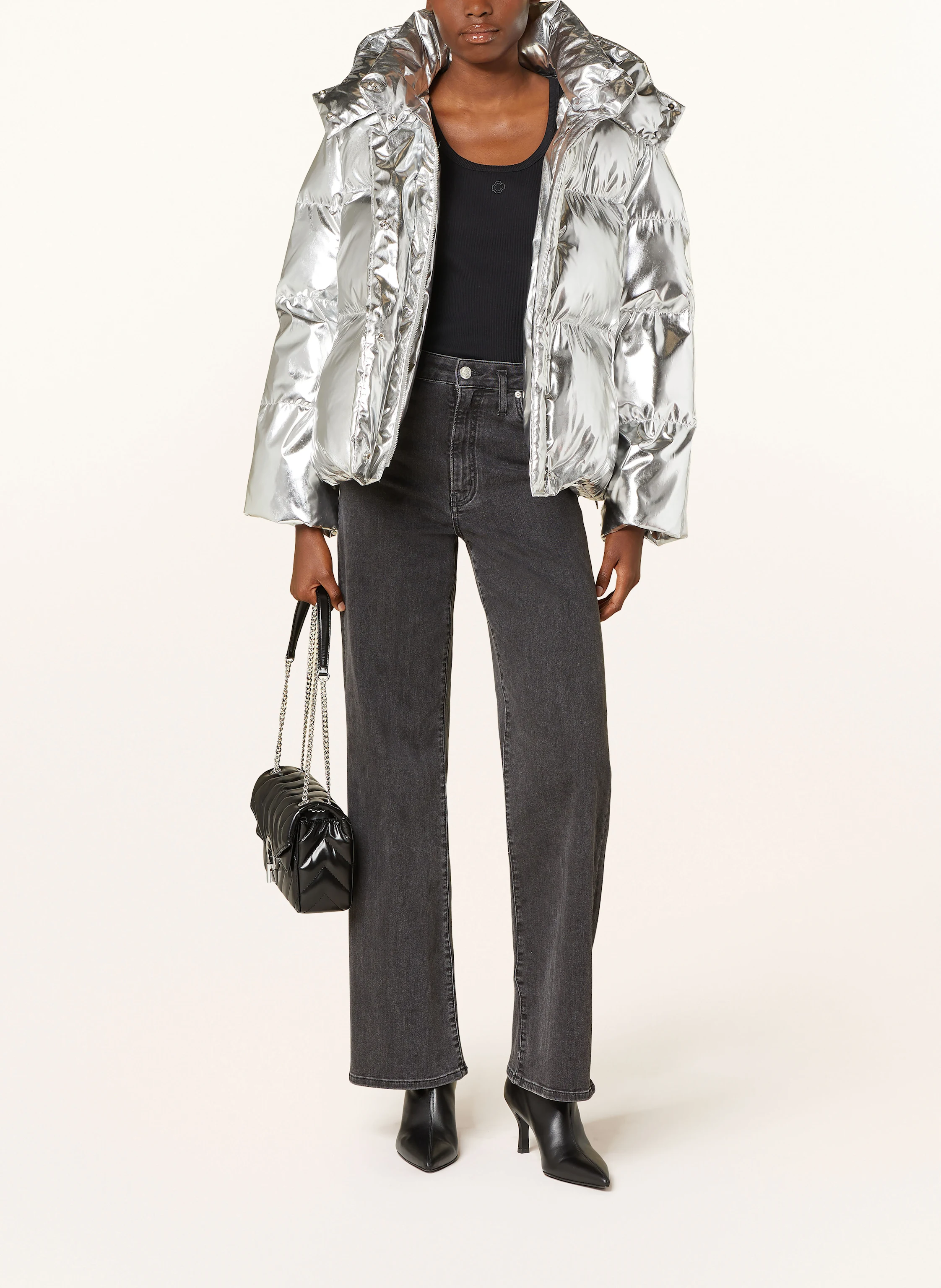 maje Steppjacke mit abnehmbarer Kapuze