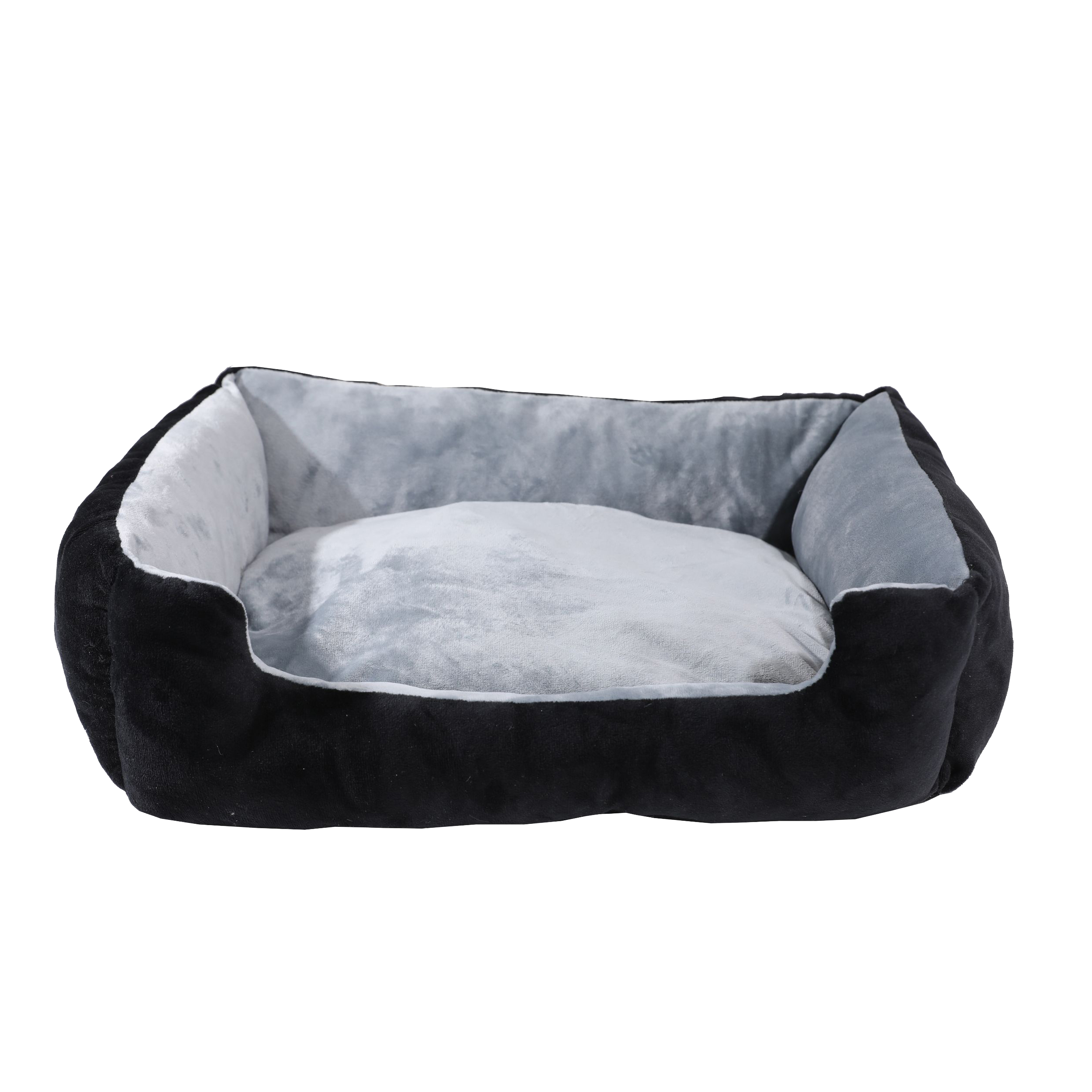 Hundebett Katzenbett NERO M schwarz/grau