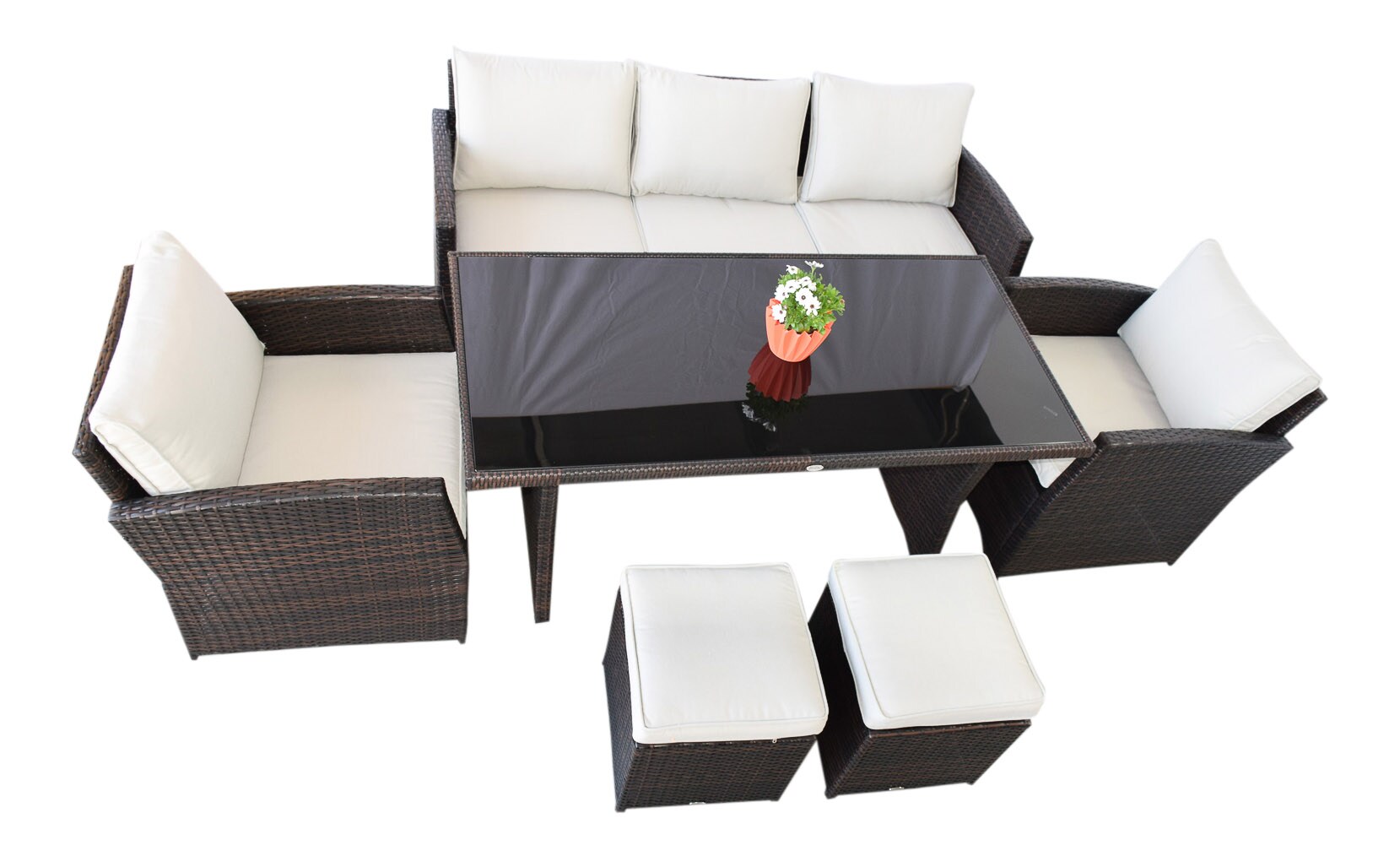 Jet-Line Garten Lounge möbel Havanna braun