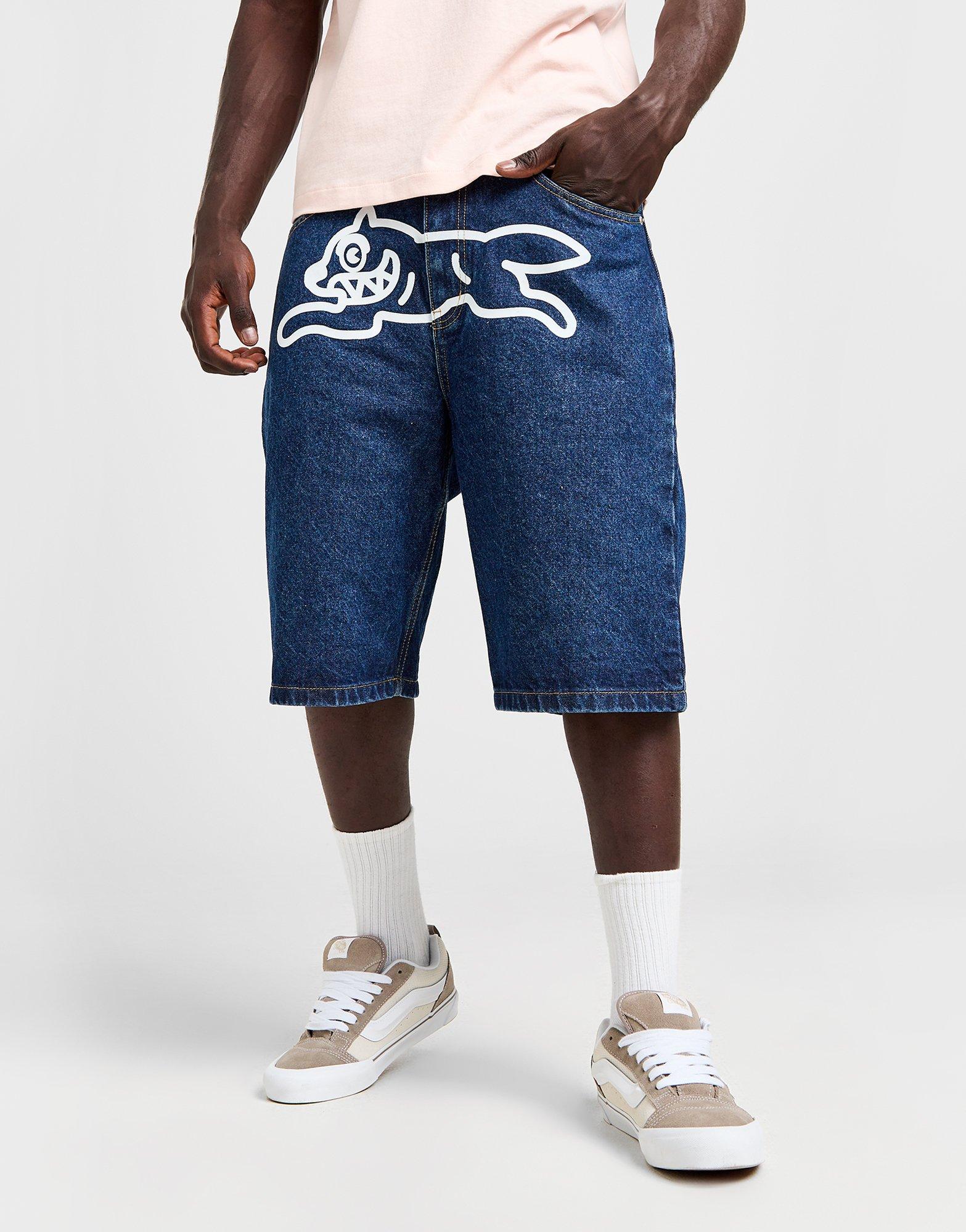 ICECREAM Short Denim Running Dog Homme