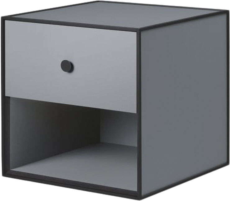 Audo Copenhagen Frame 35 med 1 skuffe - Mørkegrå Dark grey