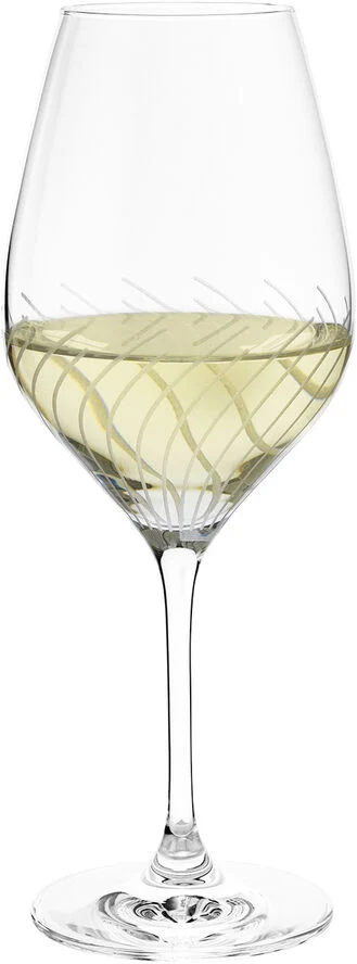 Holmegaard Cabernet Lines Hvidvinsglas klar 36 cl 2 stk. Transparent